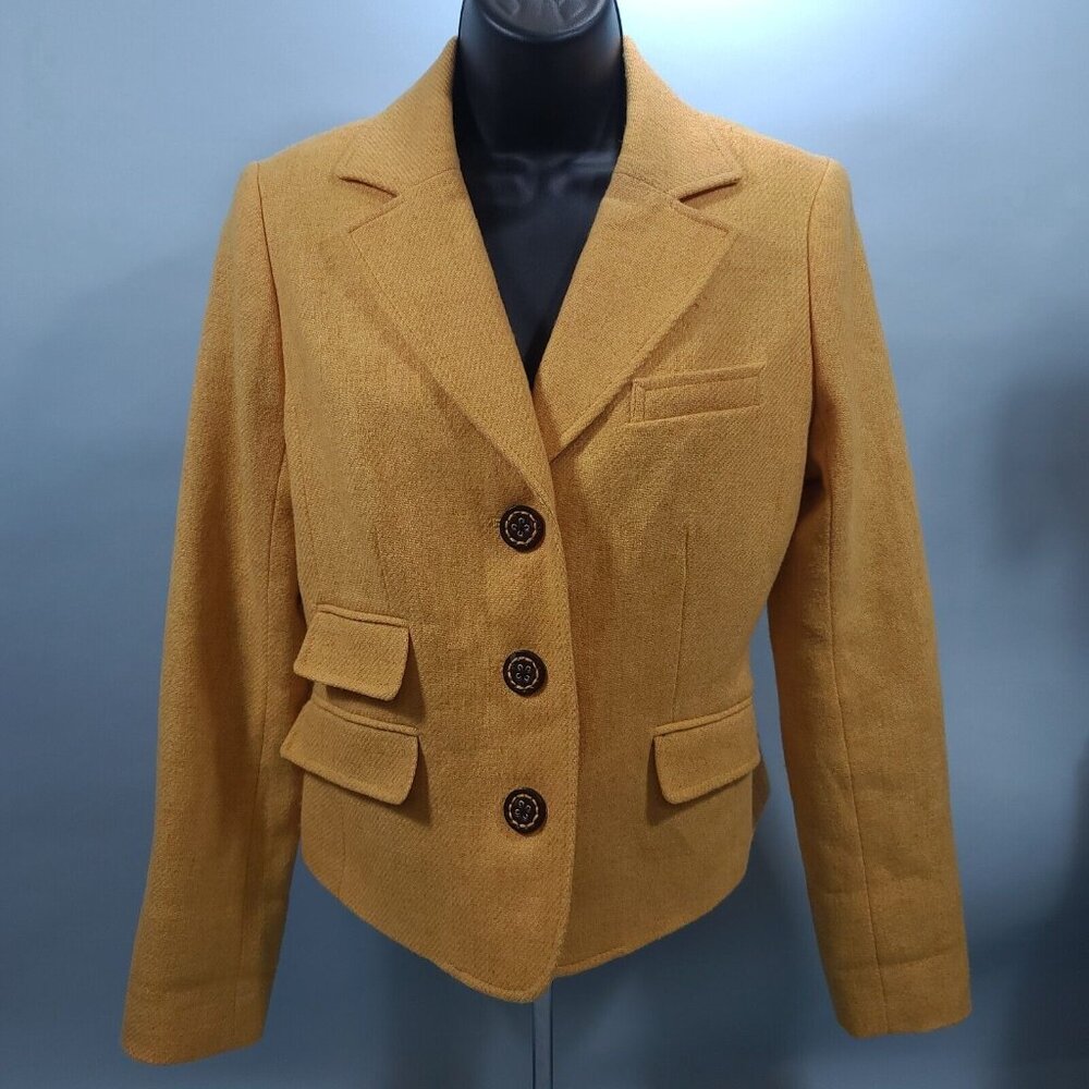 Paul & Joe Golden Blazer with Button Detail